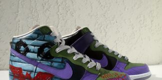 custom joker nike dunks