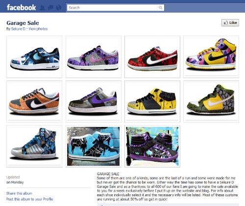facebook shoes for sale