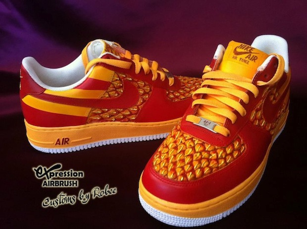 airbrushed air force 1