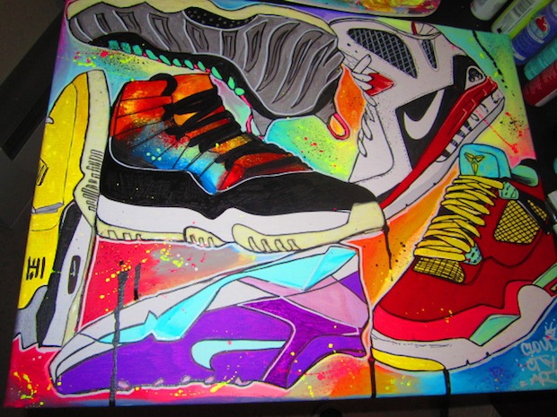 sneakerhead paintings