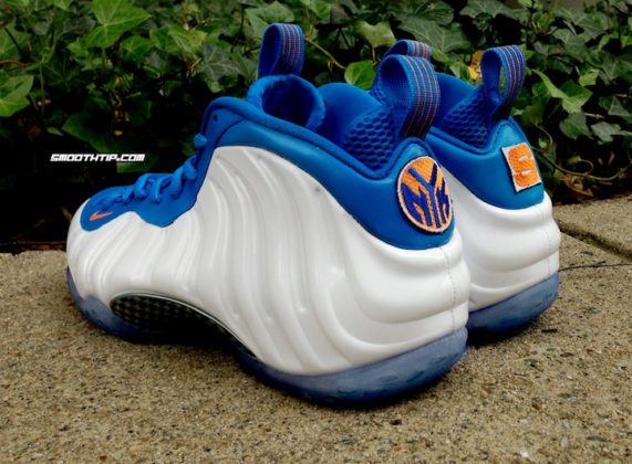 Nike Air Foamposite One New York Giants by noldocustoms 