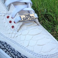 Air Jordan III White Python by @JBFcustoms for Wale