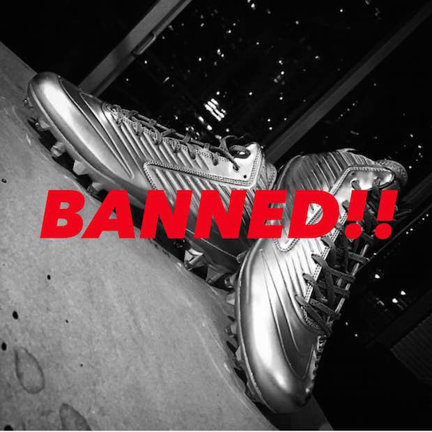 custom painted football cleats