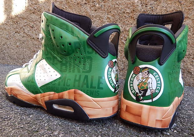Boston Celtics Air Jordan VI Customs by 