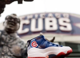 Chicago Cubs Custom Shoes Air Jordan 11