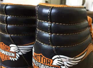 Harley Davidson custom shoes