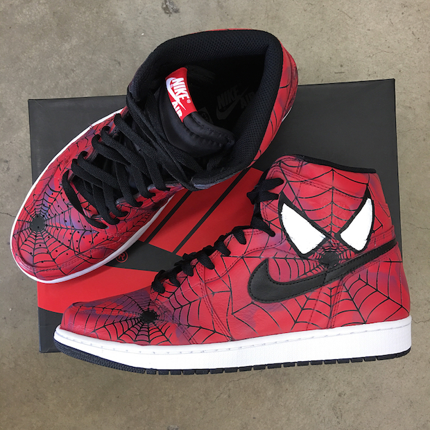 SpiderMan Shoes | Air Jordan I Customs 