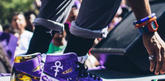 spike lee prince purple rain custom sneakers