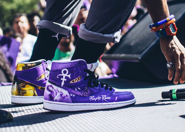 Spike Lee wore Prince Air Jordans For 