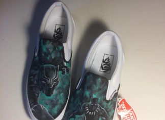 custom black panther shoes