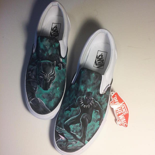 marvel vans black panther