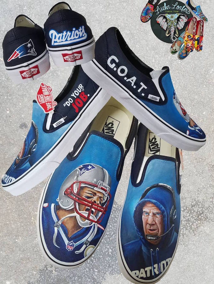 New England Patriots Custom Shoes