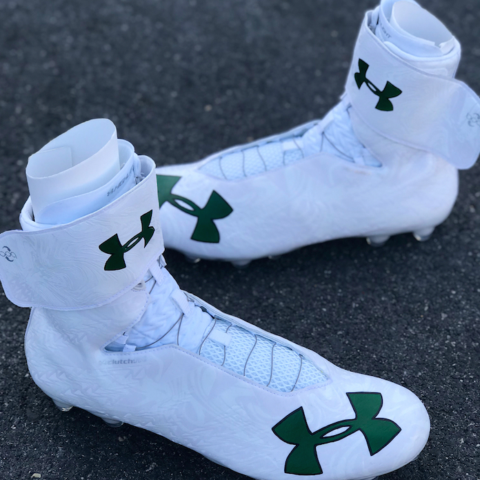 green under armour football cleats