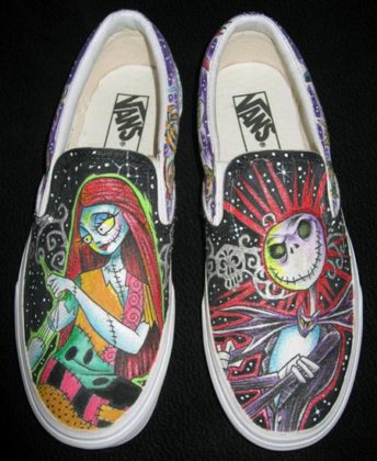 20 Different Pairs of The Nightmare Before Christmas Custom Shoes