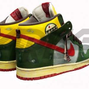 Boba Fett of Star Wars Custom Nike Dunk Shoes by ChrisCo
