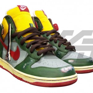 Boba Fett of Star Wars Custom Nike Dunk Shoes by ChrisCo