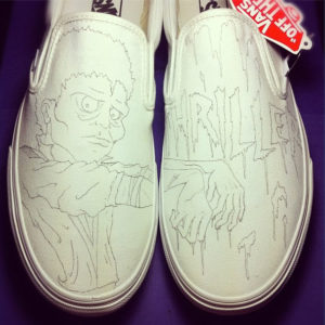 Monster Mac Designs Michael Jackson Thriller Custom Vans