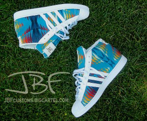 Adidas Pro Model X Pendleton Wool by JBF Customs (2)