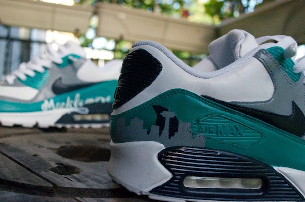 Nike Air Max 90 @Macklemore Custom Shoes by @LaptopLasane