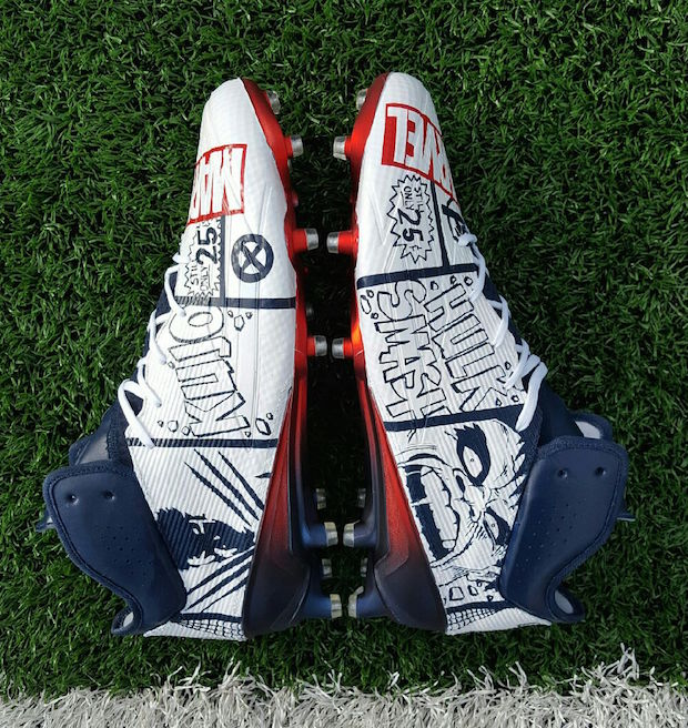 Brandon Bolden New England Patriots Custom Football Cleats