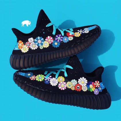 murakami yeezy bizon