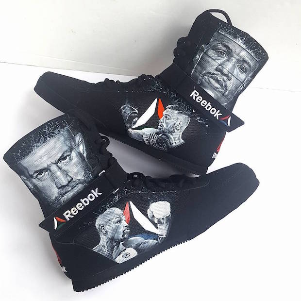 custom boxing boots mayweather vs mcgregor boxing boots